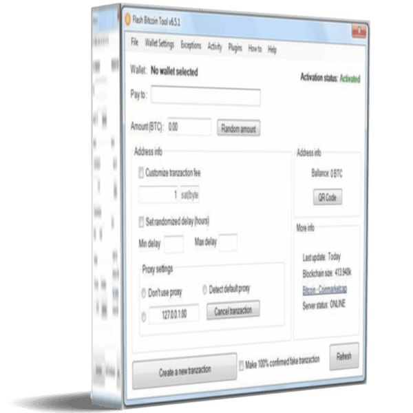 Flash Bitcoin Tool V6.5.1 (lifetime license)