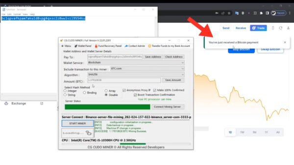 CG CUDO MINER SOFTWARE Pro Version V2.2 (lifetime license) 2024 - Image 2