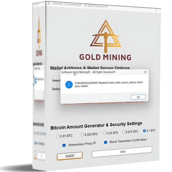 Gold Mining V7.2 – Premium Software Technology (1 Month license)